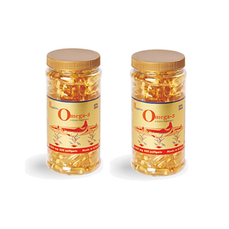 Sapphire  Omega-3 1000 Mg Softgel 200 Yumuşak Kapsül 2 Kutu