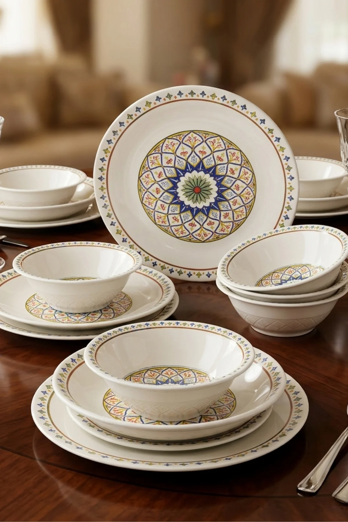 Sapphire Royal Beyaz Pergamon 24 Parça 6 Kişilik Yemek Takımı Pro Sapphire Royal Beyaz Pergamon 24 Parça 6 Kişilik Yemek Takımı Pro