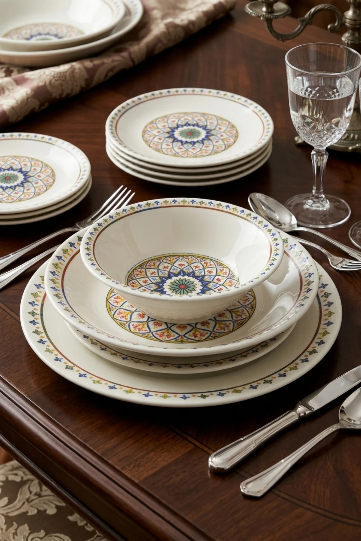 Sapphire Royal Beyaz Pergamon 24 Parça 6 Kişilik Yemek Takımı Pro Sapphire Royal Beyaz Pergamon 24 Parça 6 Kişilik Yemek Takımı Pro