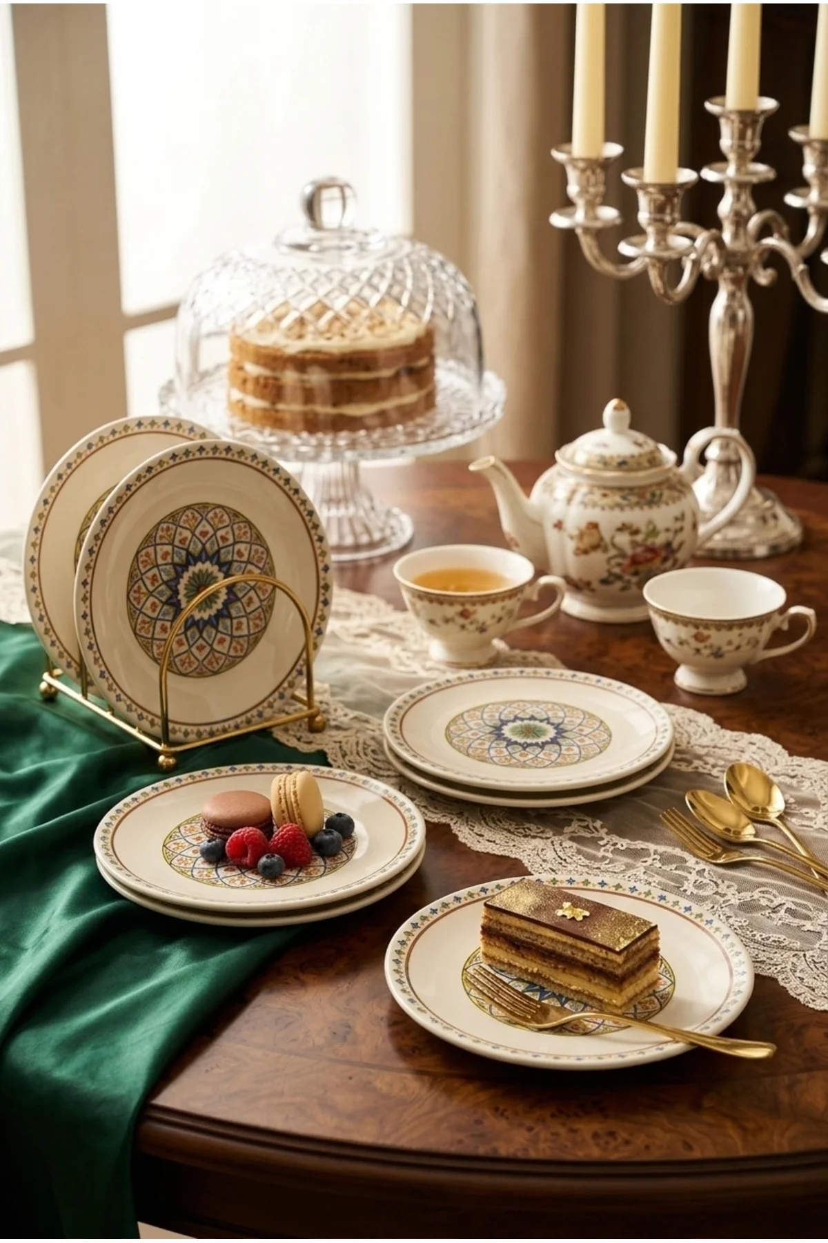 Sapphire Royal Professional 6'lı Pasta Tabağı Seti (20 cm)