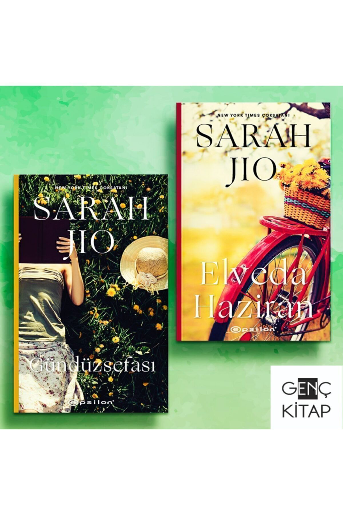 Epsilon Yayınevi Sarah Jıo 2 Kitap Set Gündüz Sefası - Elveda Haziran Yeni Yayınev