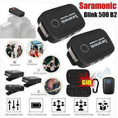 Saramonic Blink 500 B2 | Tx+tx+rx | 2 Konuşmacılı Kablosuz Yaka M