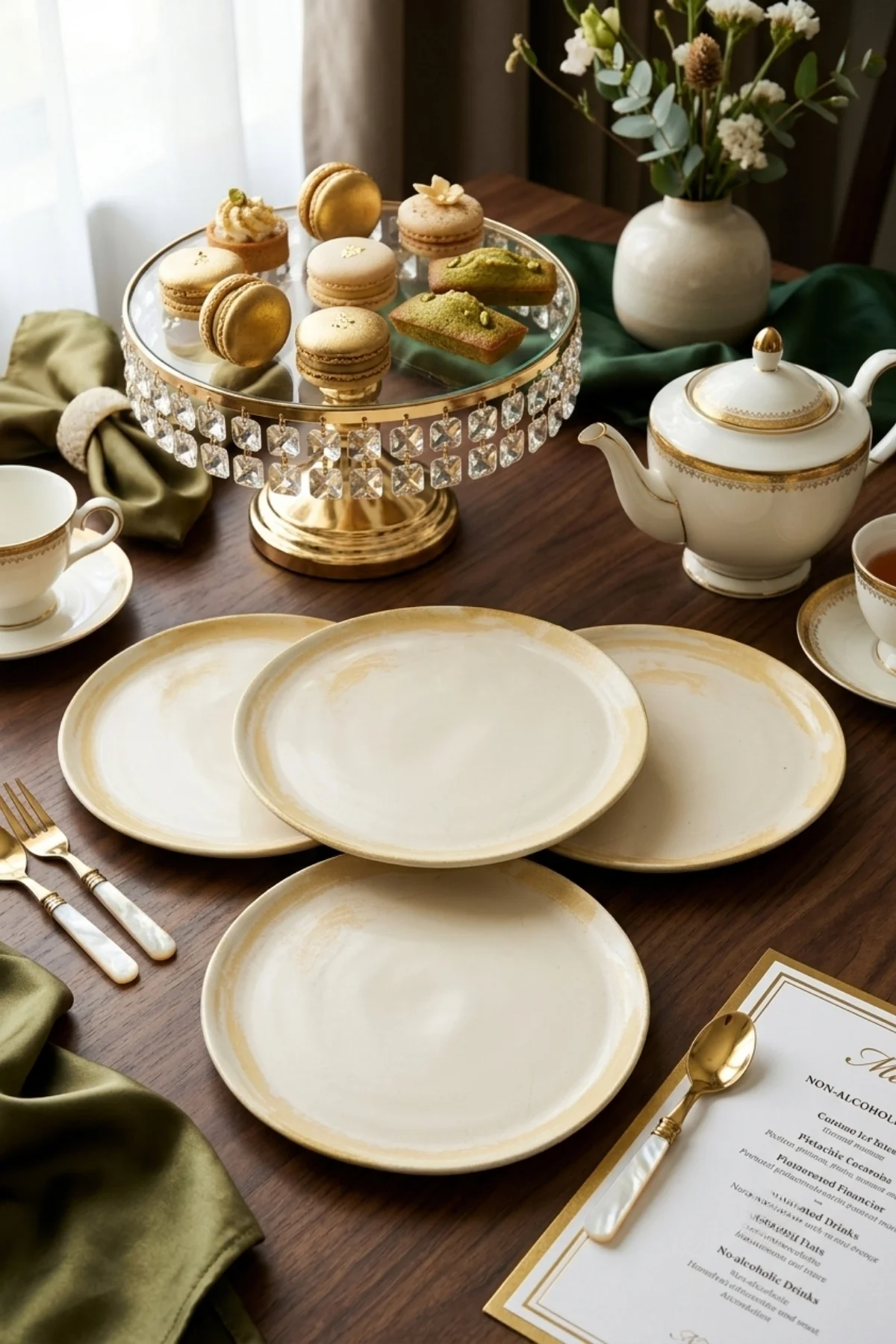 Sardes Pasta Tabağı 22 Cm 4 Adet