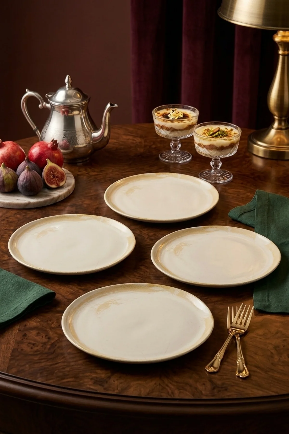 Sardes Pasta Tabağı 22 Cm 4 Adet
