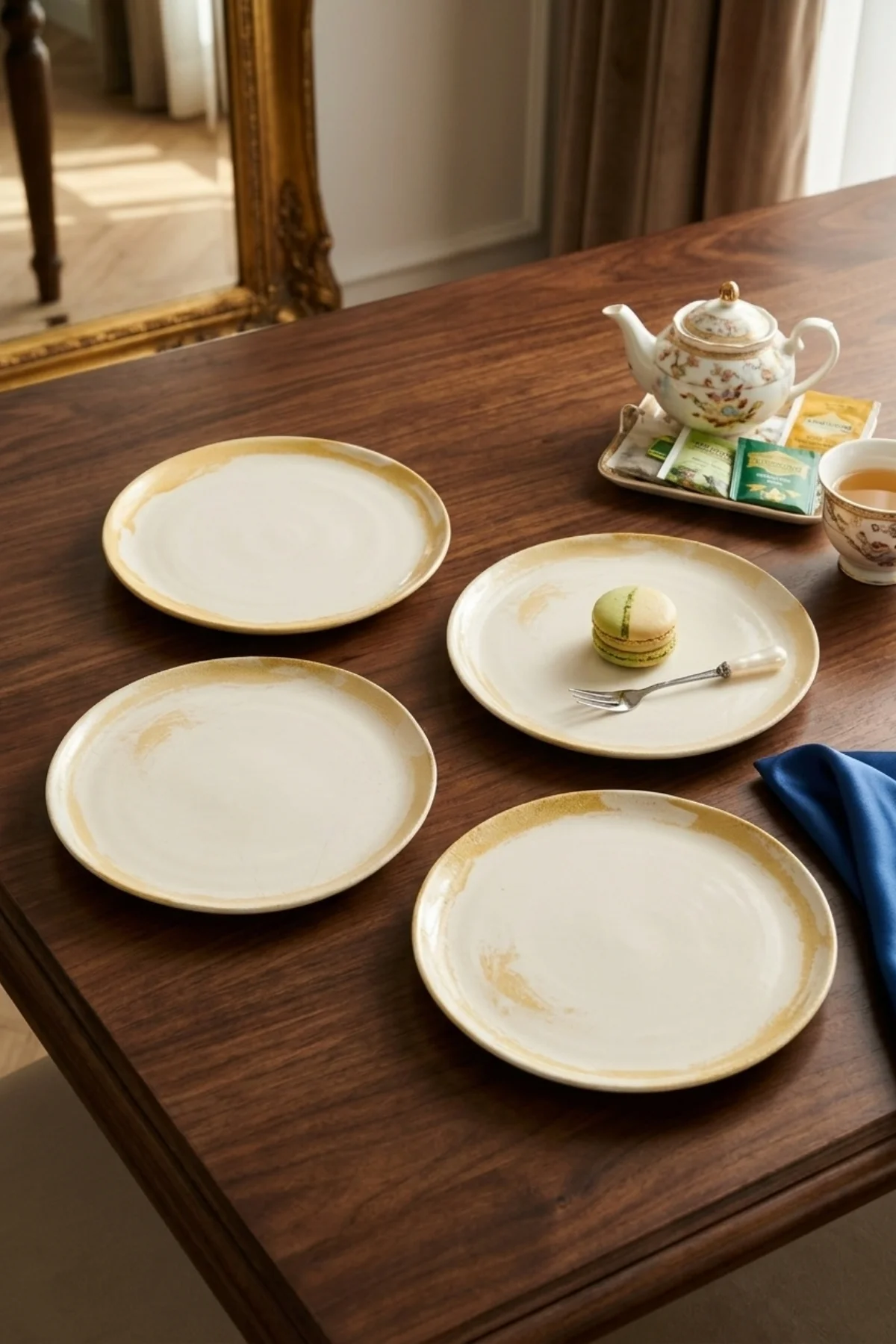 Sardes Pasta Tabağı 22 Cm 4 Adet
