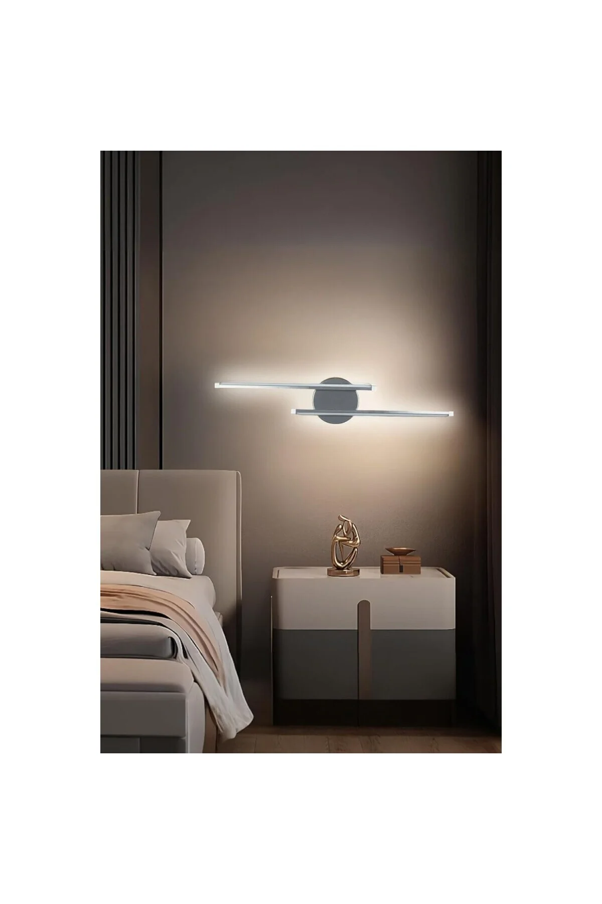 Sare Aplik Modern Tasarım Gün Işığı Ledli Banyo - Mutfak - Salon 