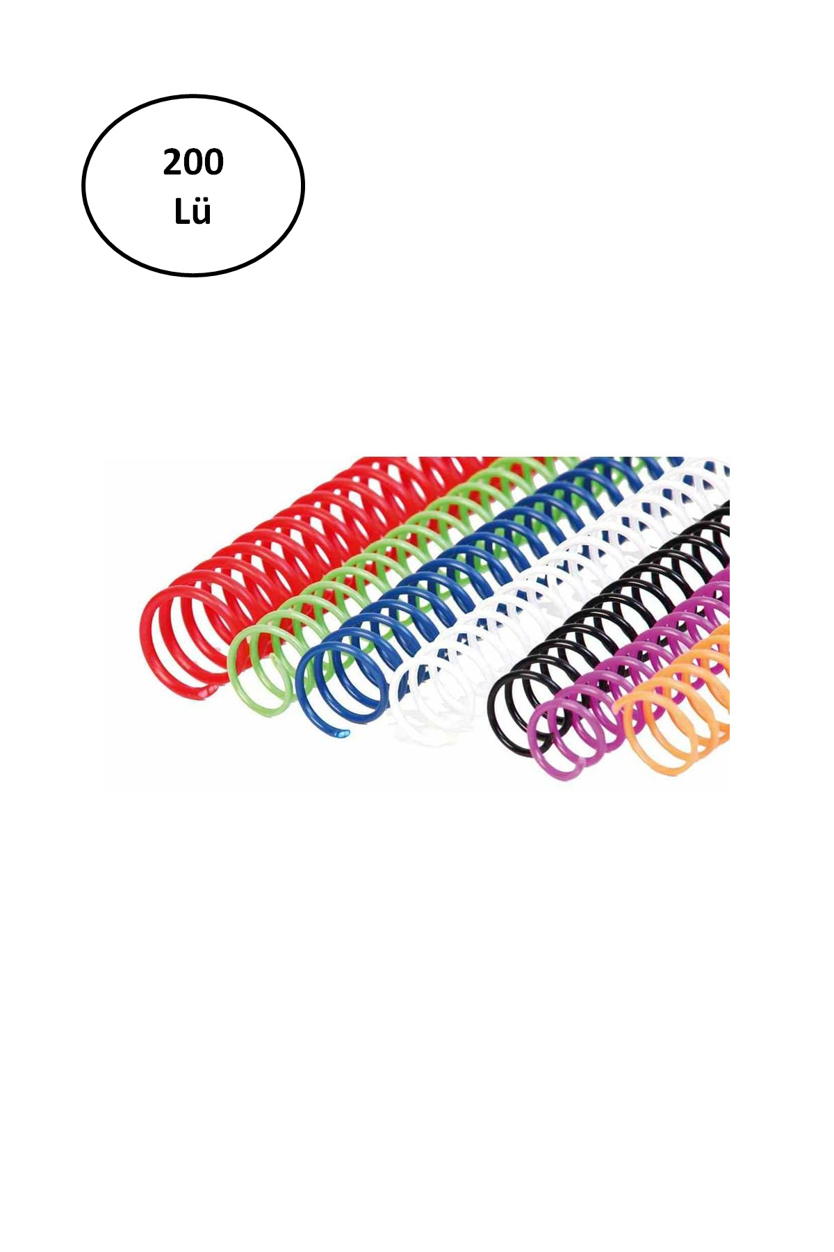 Just Cheap Store Sarff 4:1 12 Mm Helezon Spiral 200 Lü Şeffaf Tel