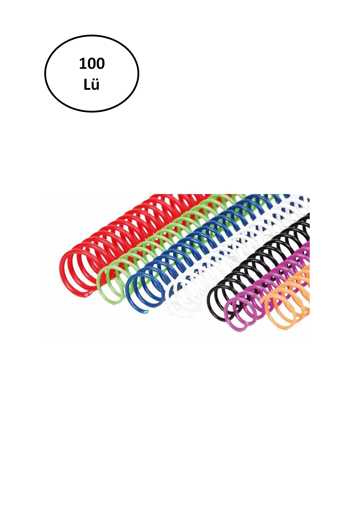 Just Cheap Store Sarff 4:1 16 Mm Helezon Spiral 100 Lü Şeffaf Tel