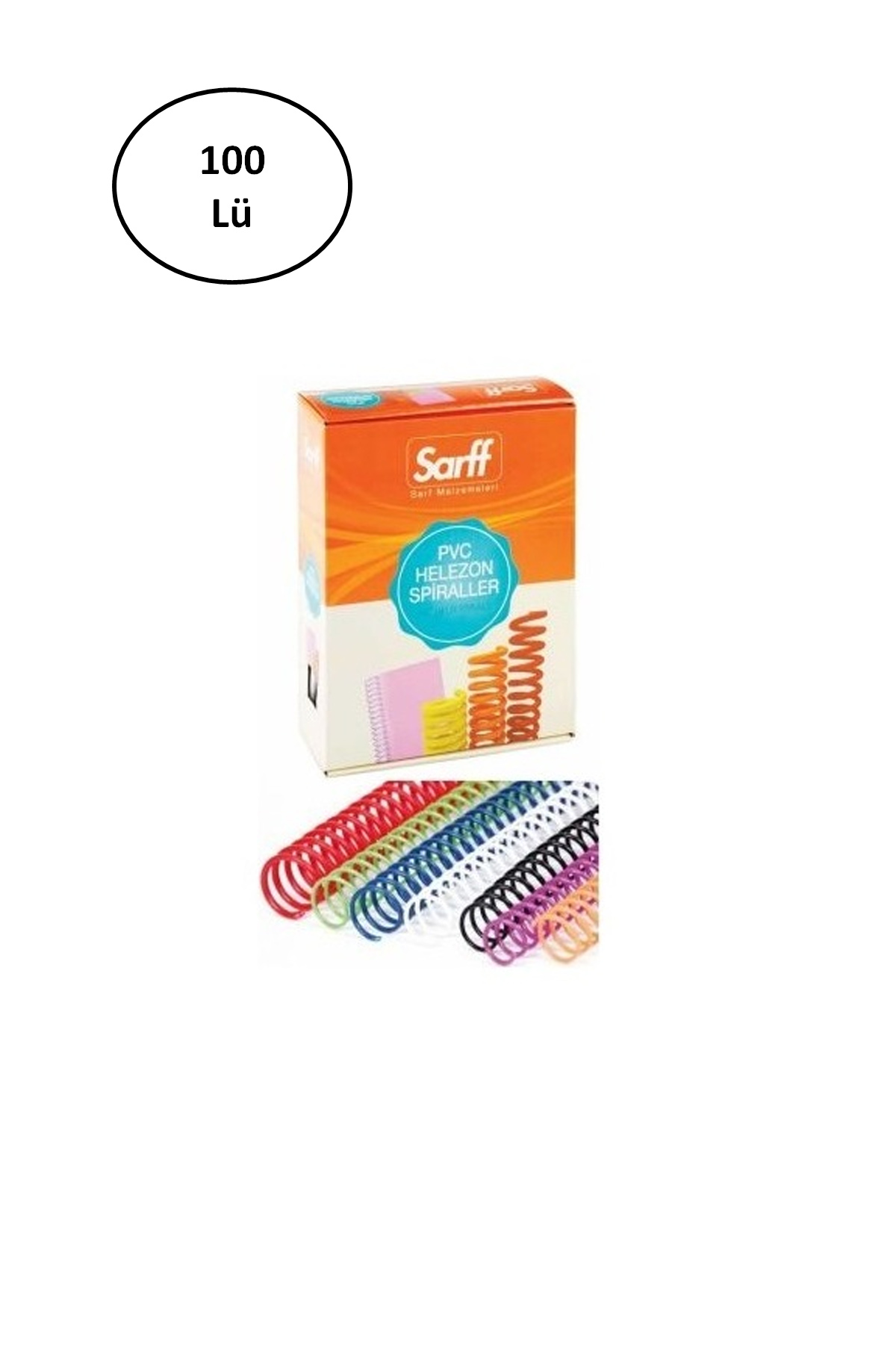 Just Cheap Store Sarff 4:1 20 Mm Helezon Spiral 100 Lü Şeffaf Tel