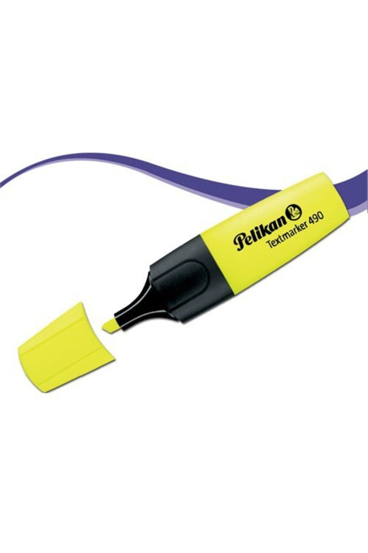 Pelikan Sarı 490 Fosforlu Kalem İşaret Kalemi 1-5 Mm 10'Lu Kutu
