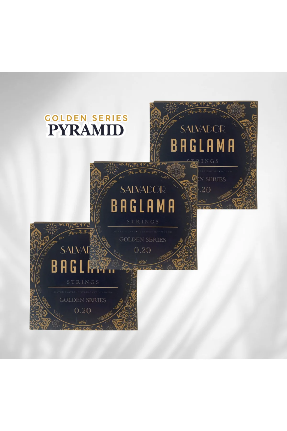 SARI BAMLI GOLDEN SERIES BAĞLAMA TELİ 0.20 – 3’lü Paket