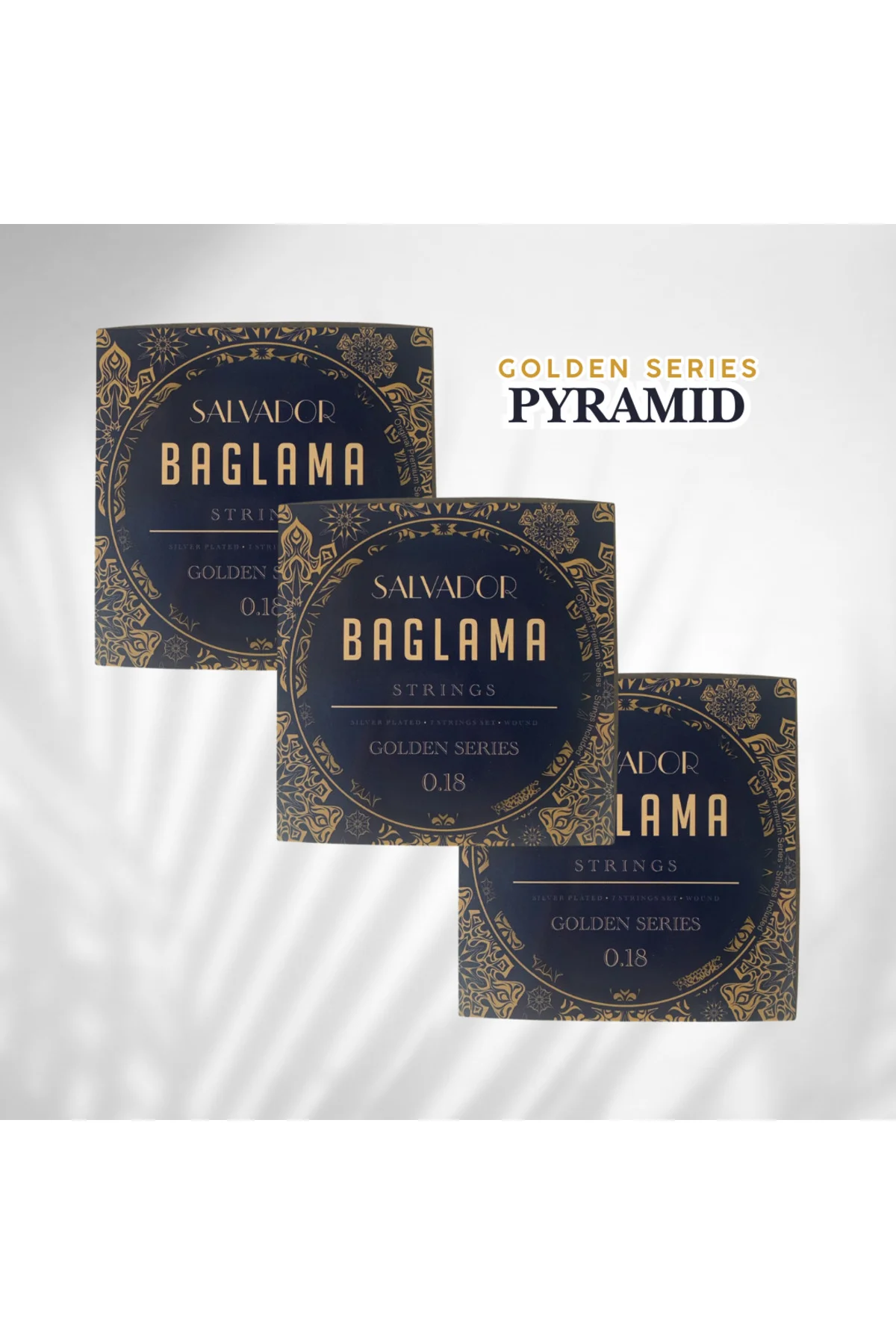 SARI BAMLI GOLDEN SERIES BAĞLAMA TELİ 0.18 – 3’lü Paket