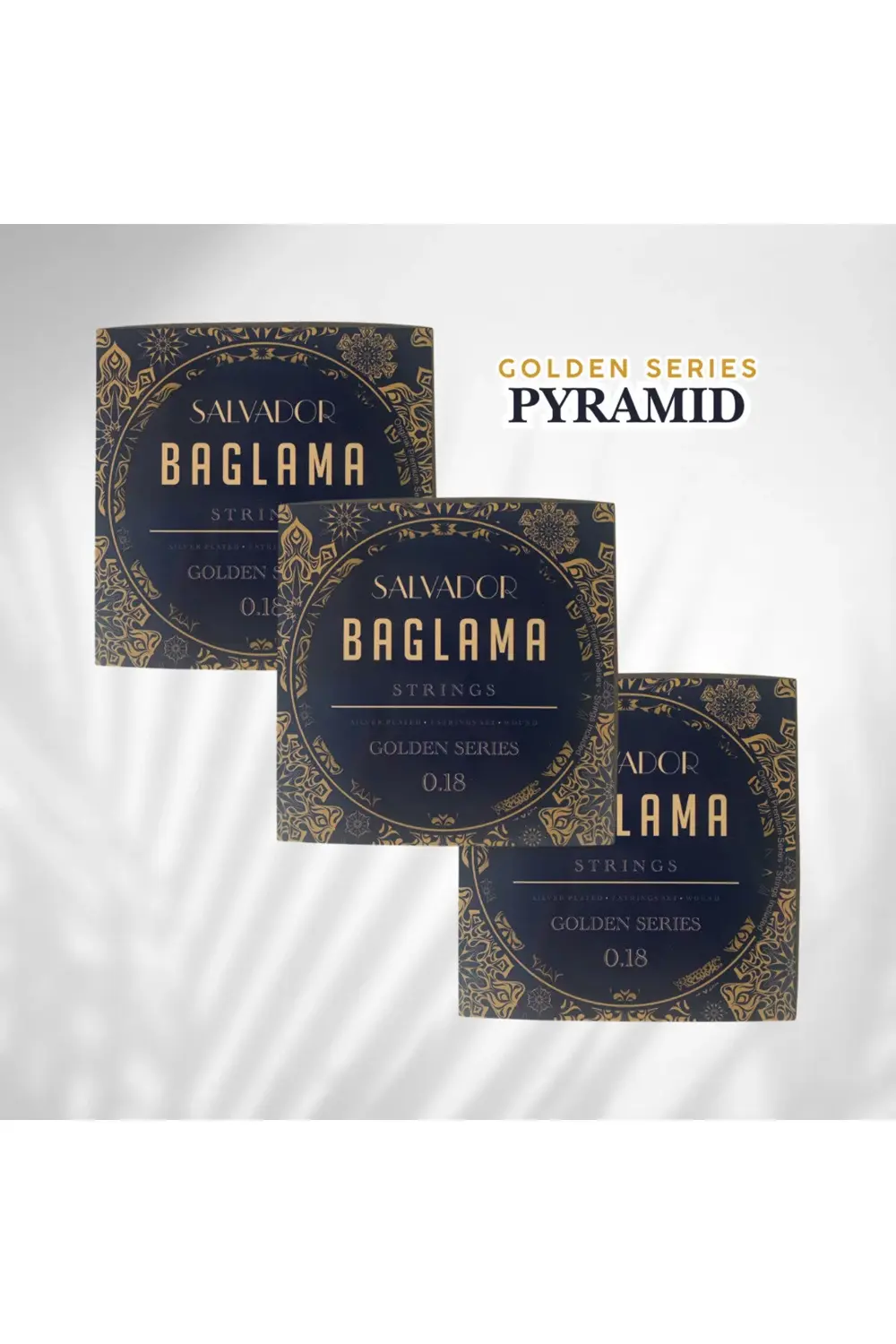 SARI BAMLI GOLDEN SERIES BAĞLAMA TELİ 0.18 – 3’lü Paket