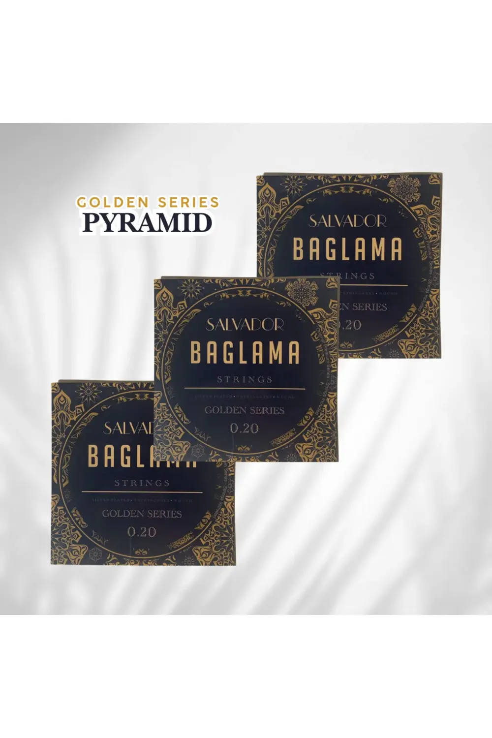 SARI BAMLI GOLDEN SERIES BAĞLAMA TELİ 0.20 – 3’lü Paket