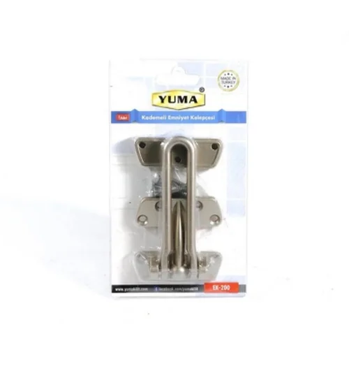 Sarı Çelik Kapı Emniyet Kelepçe Bx40