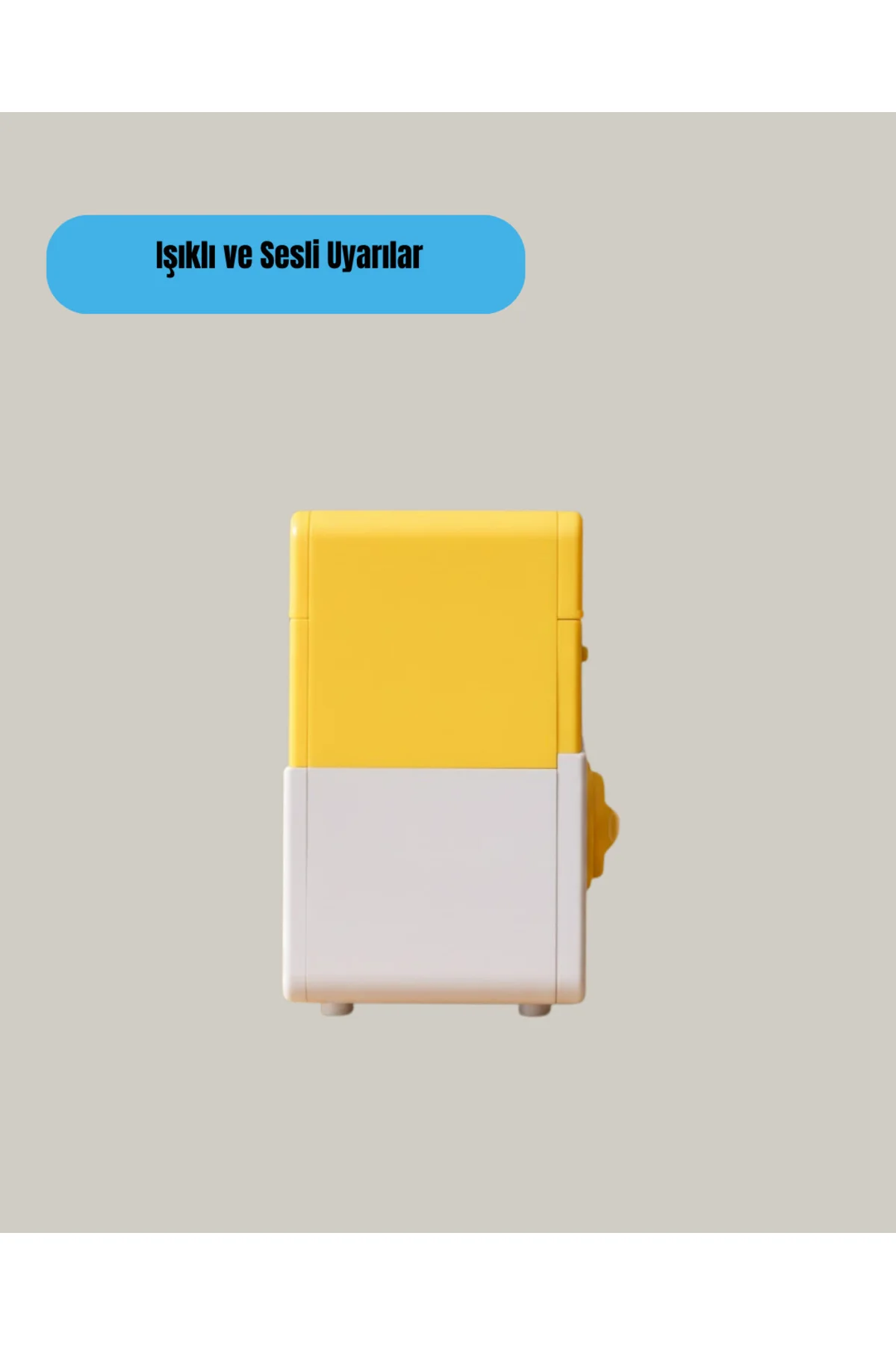 Sarı Elektronik Şifreli ATM Görünümlü Çocuk Kumbarası - Lisinya