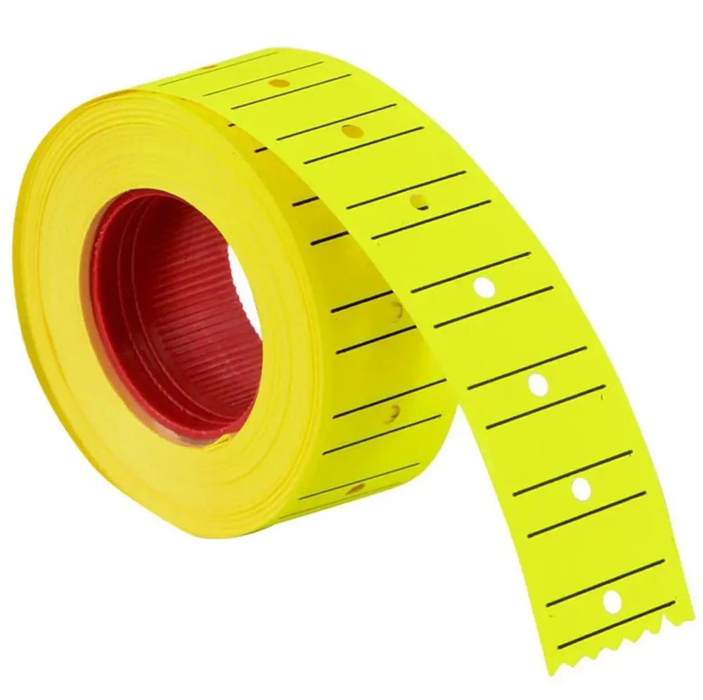 Sarı Fiyat Etiketi 12x21 mm - 1 Adet