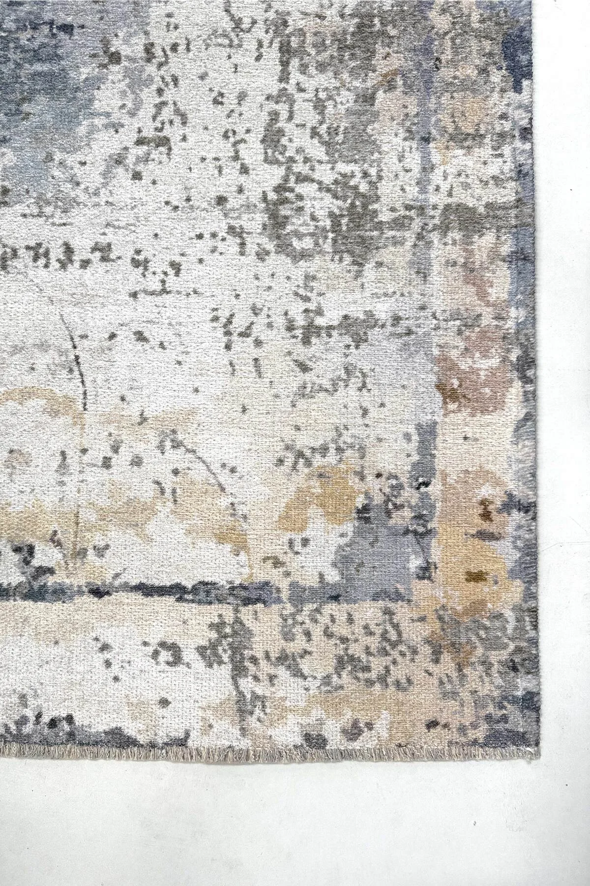 Sarı Gri Abstract Şönil Halı Kilim Yolluk Kaymaz Yıkanabilir Saçaklı Oturma Odası Mutfak Koridor Sarı Gri Abstract Şönil Halı Kilim Yolluk Kaymaz Yıkanabilir Saçaklı Oturma Odası Mutfak Koridor