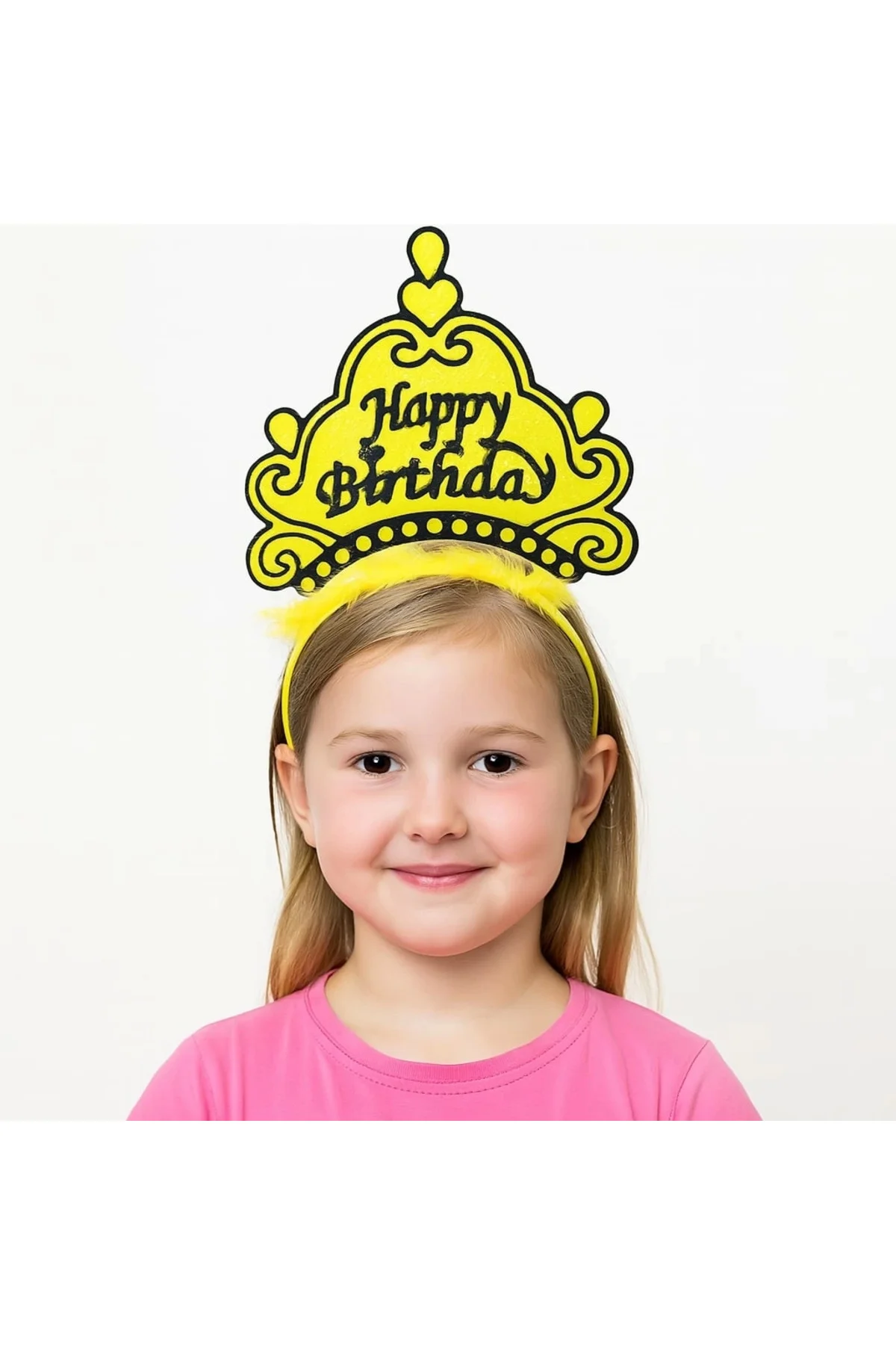 Sarı Happy Birthday Prenses Tacı – Doğum Günü Taç Aksesuarı Sarı Happy Birthday Prenses Tacı – Doğum Günü Taç Aksesuarı