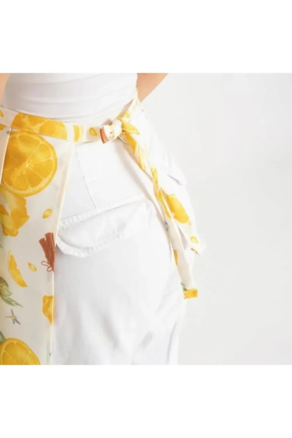 Sarı Havlulu Su Geçirmez Mutfak Önlüğü, Yetişkinler için Önlük, E