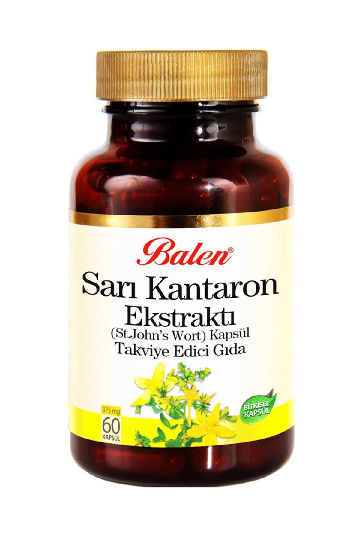 Sarı Kantaron Ekstraktı 375 mg 60 Kapsül 3 Adet