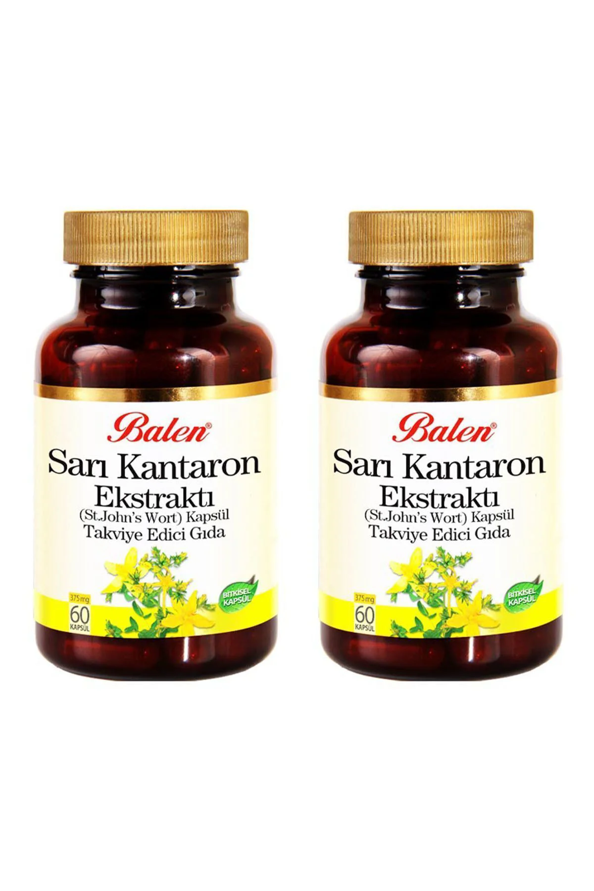 Sarı Kantaron Ekstraktı ( St. John S Wort ) 375mg 60 Kapsül 2 Adet