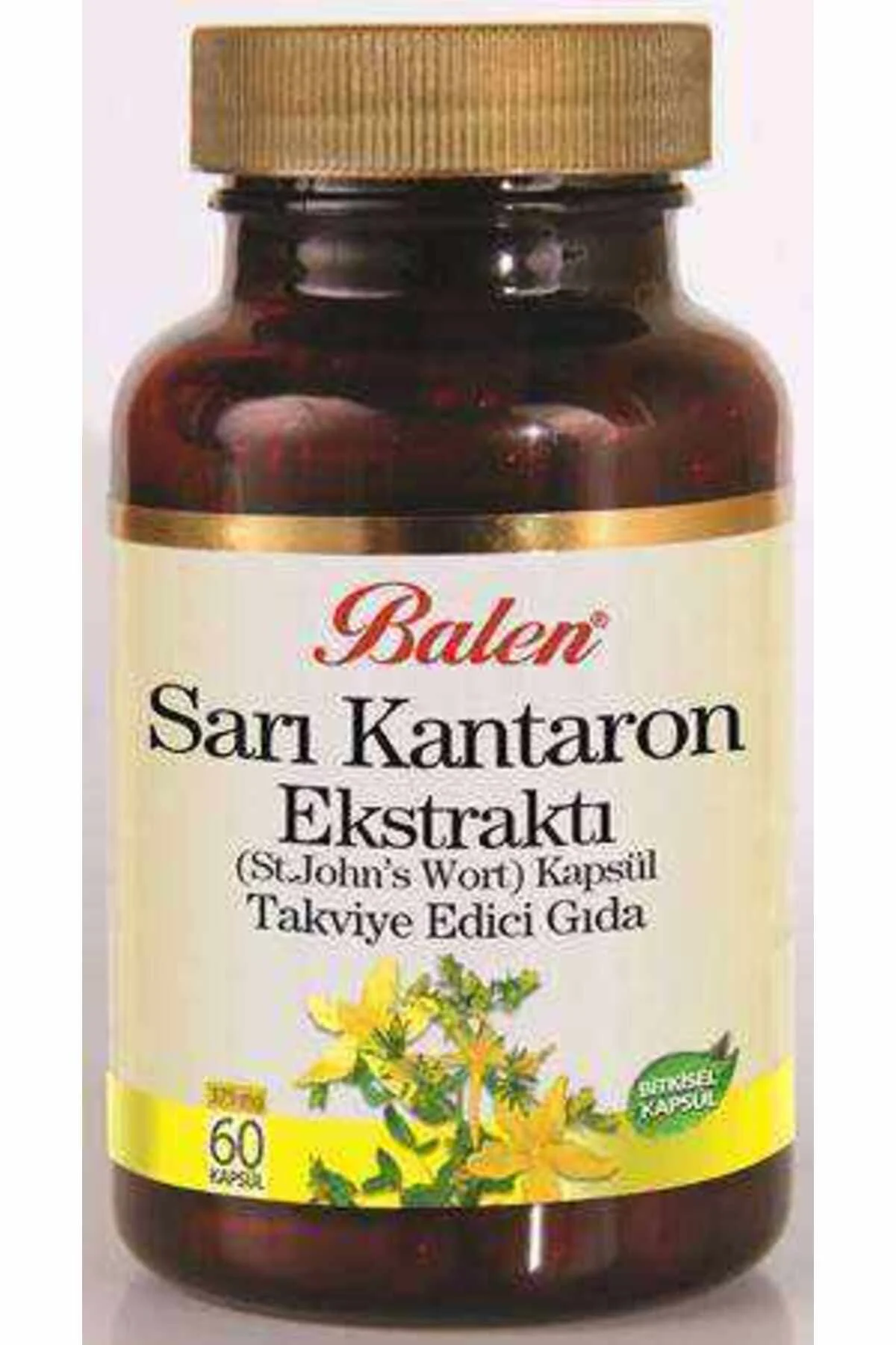 Sarı Kantaron Ekstraktı (ST. JOHN'S WORT) 375 Mg 60 Kapsül