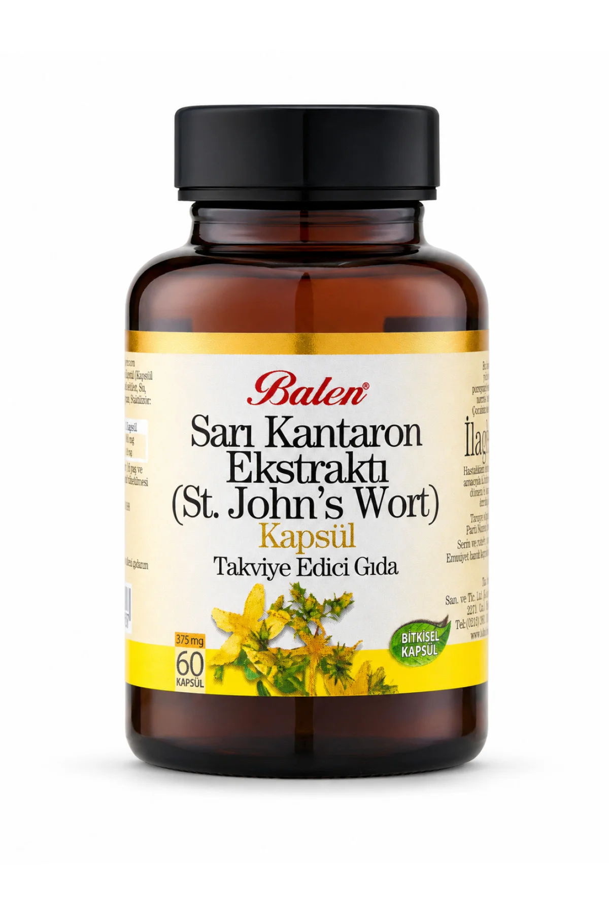 Sarı Kantaron Ekstraktı (St. John's Wort) Kapsül