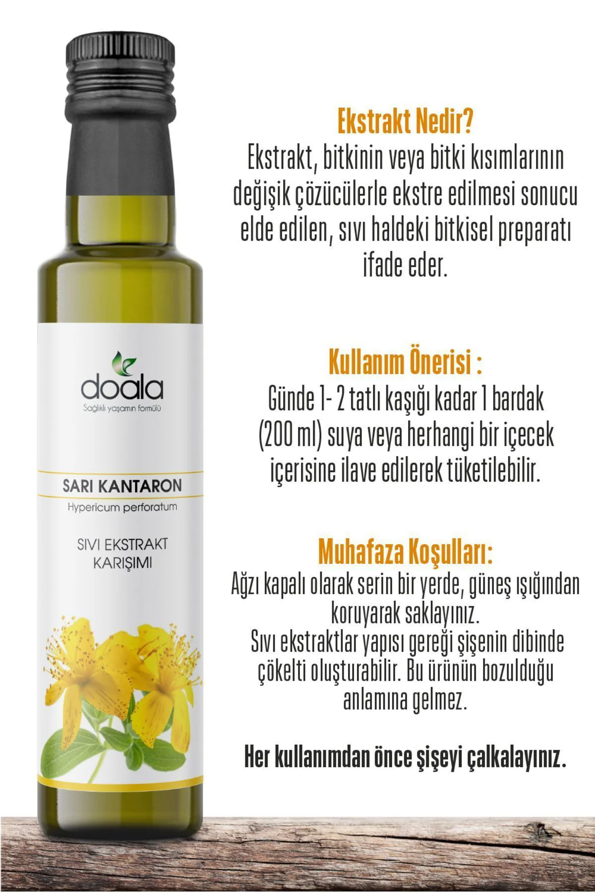 Sarı Kantaron Ekstresi 225 Ml