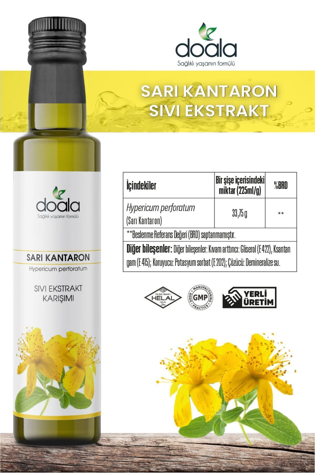 Sarı Kantaron Ekstresi 225 Ml