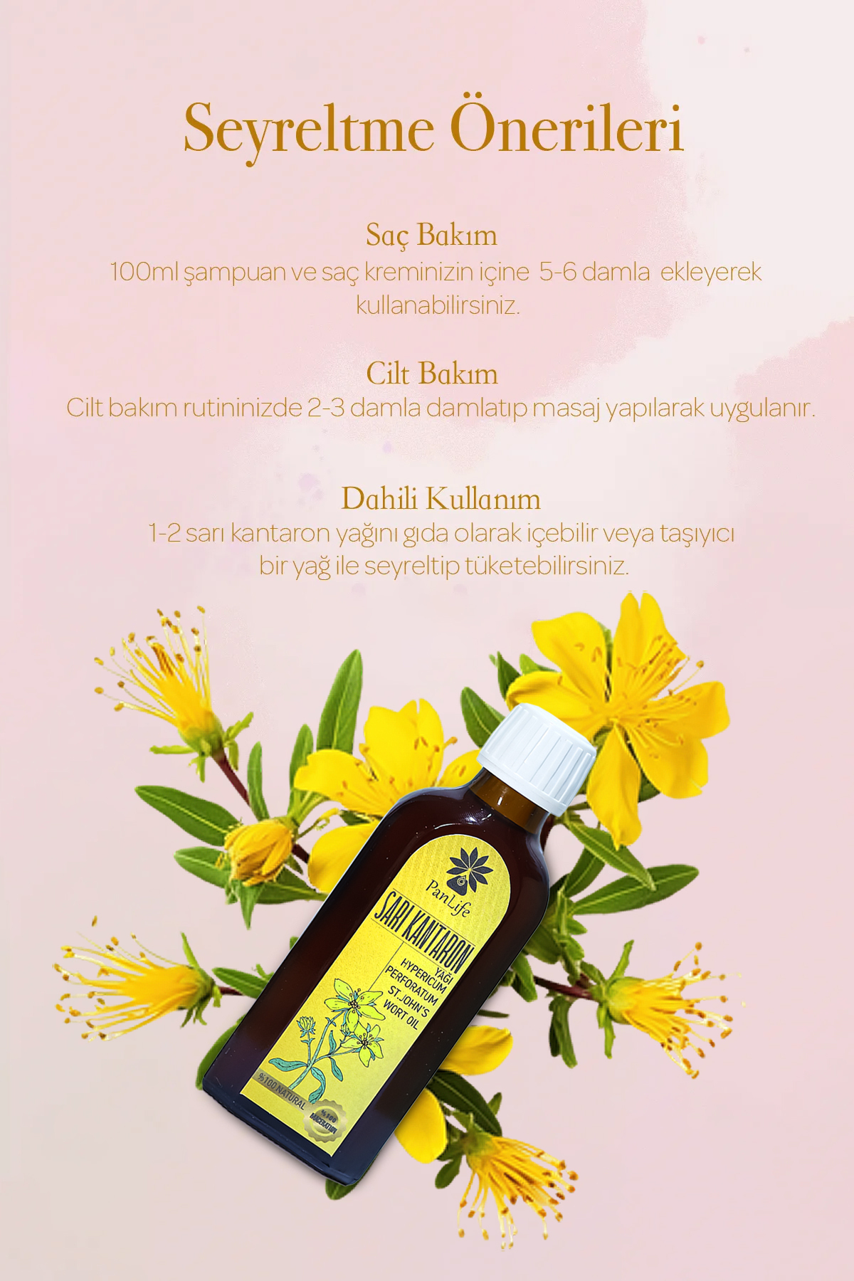 Sarı Kantaron Yağı 100 Ml.