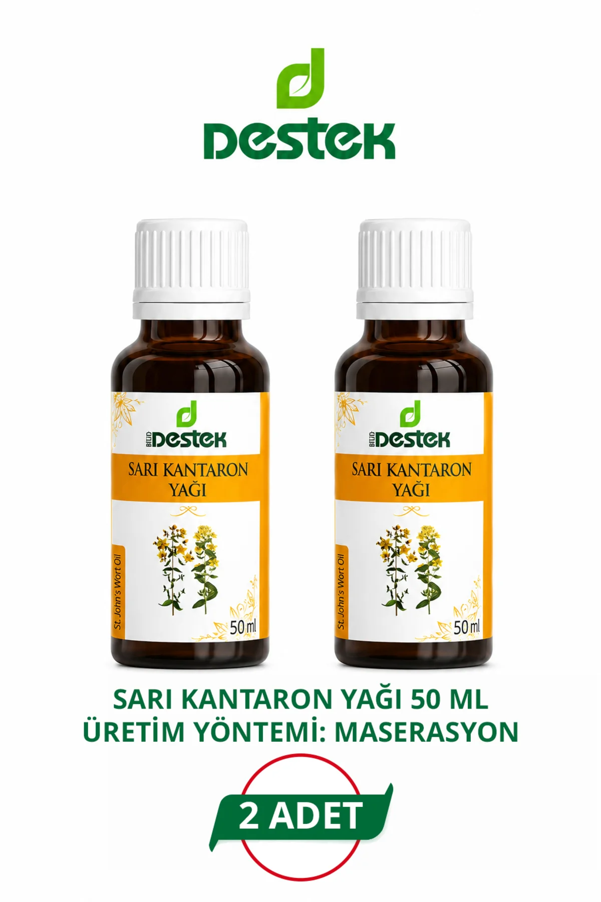 Sarı Kantaron Yağı 50 Ml (2 Adet)