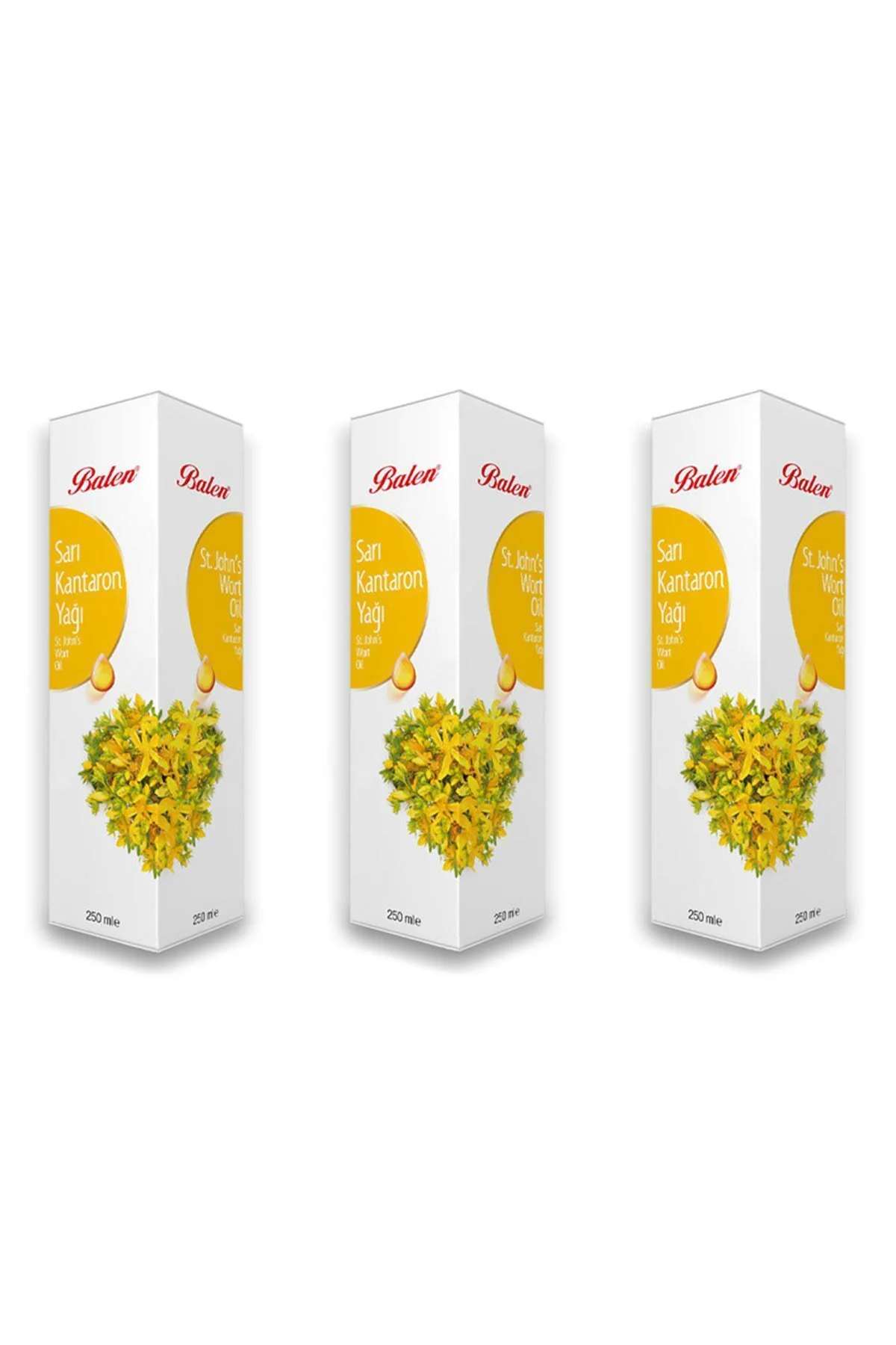 Sarı Kantaron Yağı (MASERASYON) 250 ml 3 Adet