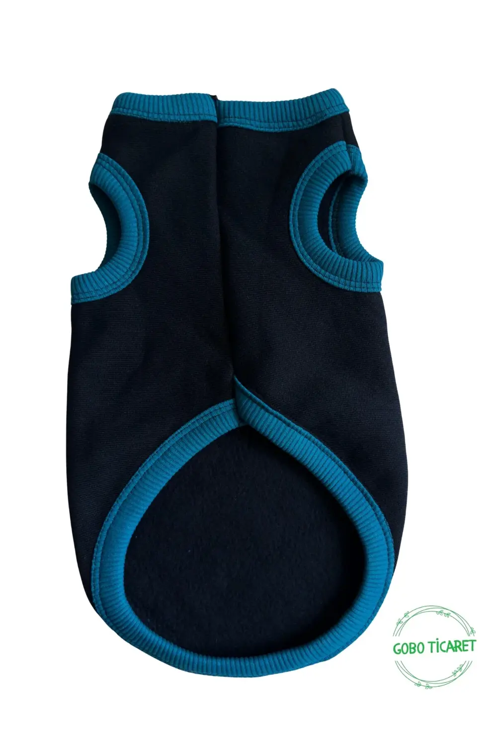 Sarı Kedi Baskılı Kışlık Siyah Kedi Köpek Kıyafeti Elbisesi XLarg