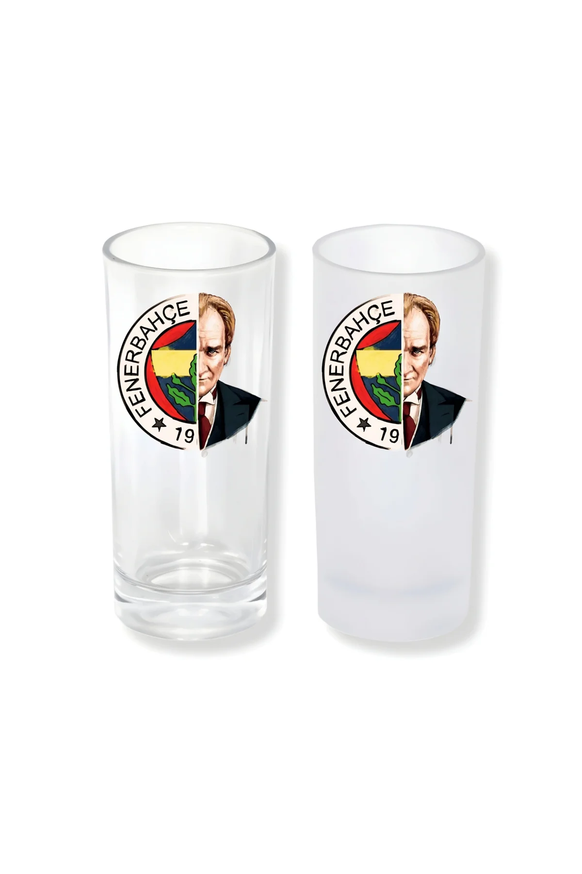 Fenerbahçe Atatürk Buzlu / Buzsuz Seçenekli Rakı Bardağı – 1 A Fenerbahçe Atatürk Buzlu / Buzsuz Seçenekli Rakı Bardağı – 1 A