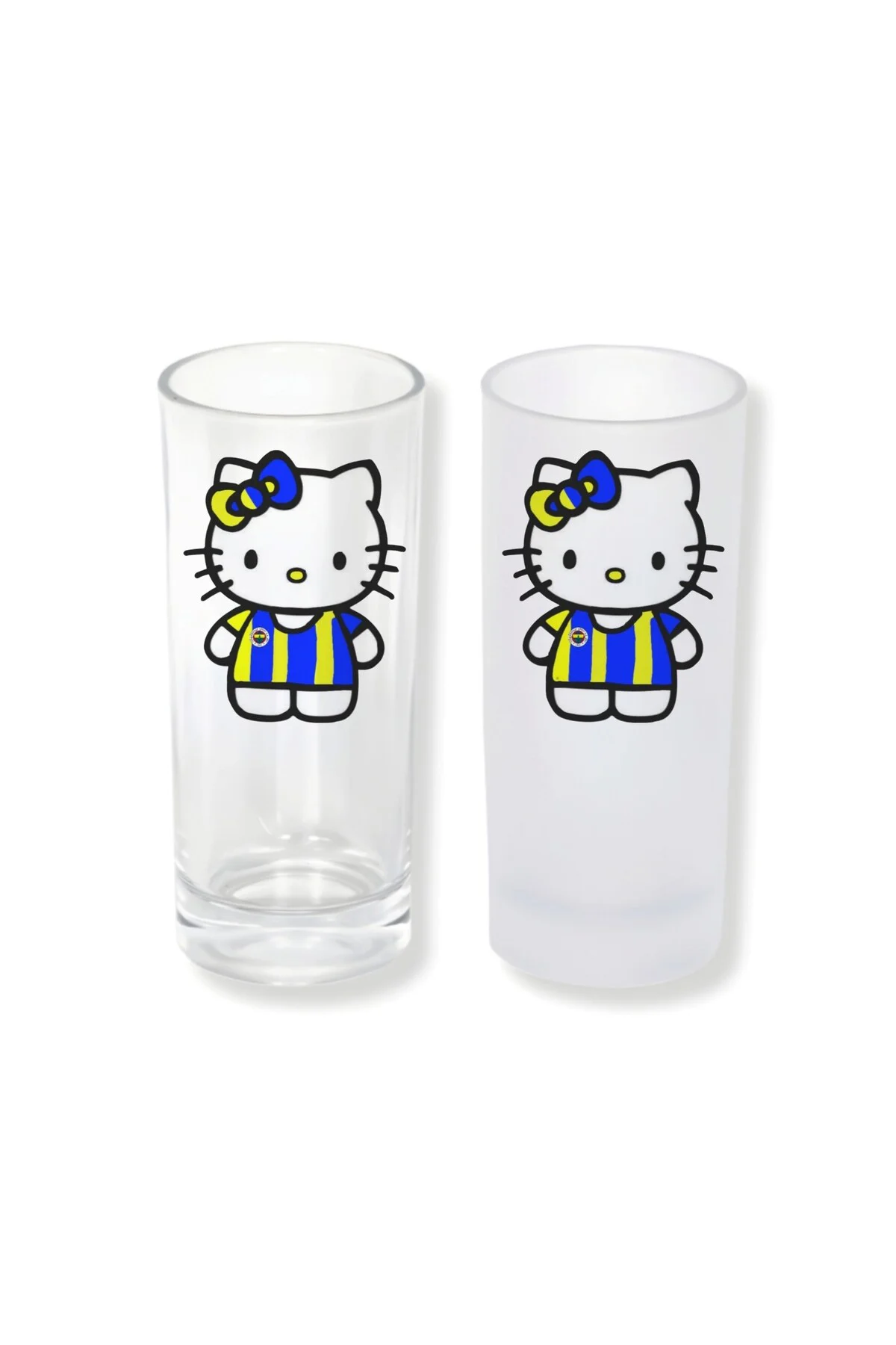 Fenerbahçe Hello Kitty Buzlu / Buzsuz Seçenekli Rakı Bardağı –