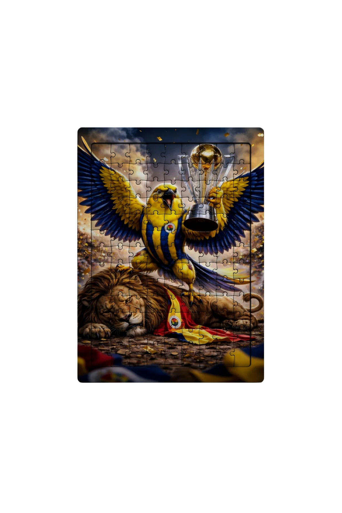 Fenerbahçe Kanarya 99 Parça Ayaklı Puzzle – Dekoratif Çocuk Ya Fenerbahçe Kanarya 99 Parça Ayaklı Puzzle – Dekoratif Çocuk Ya