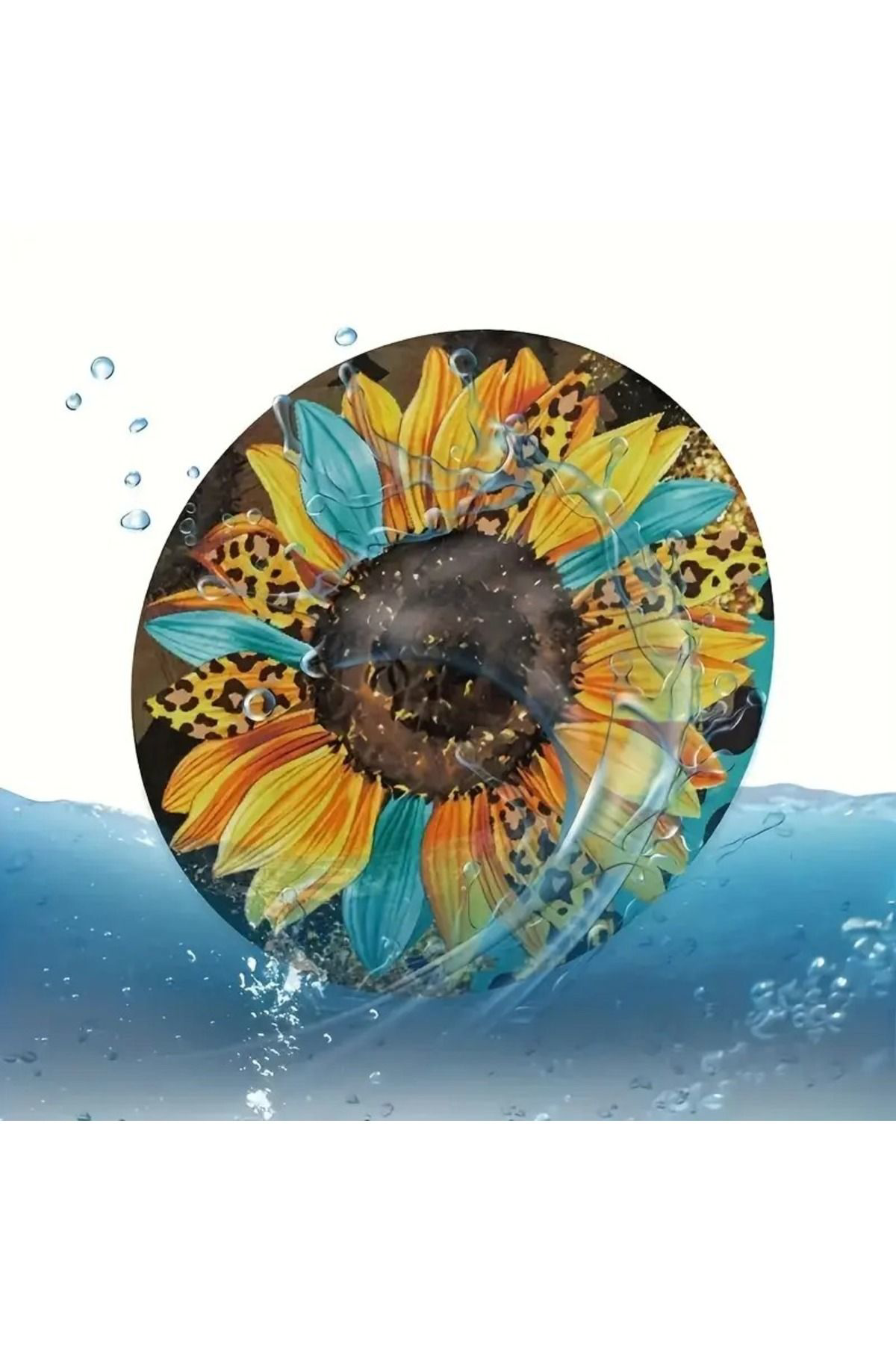 Dodemert Home Sari Papatya Araba Bardak Altliği & Kaymaz Mat 2 Li