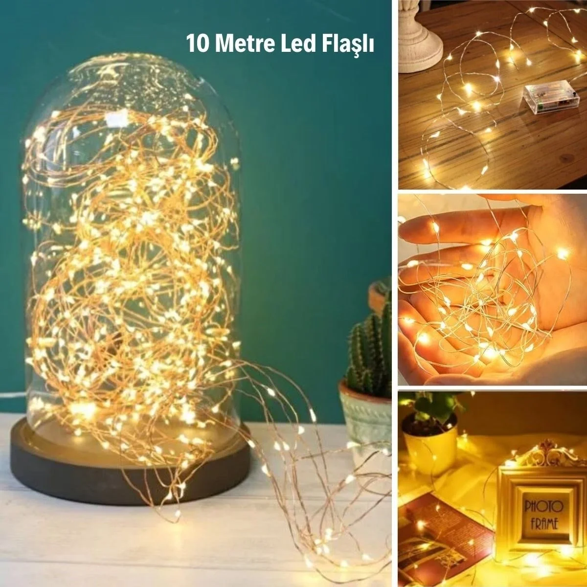 Sarı Peri LED Flaşlı Işık – 10 Metre Dekoratif Oda ve Organizasyon Aydınlatması Fiyatı, Yorumları ve Özellikleri