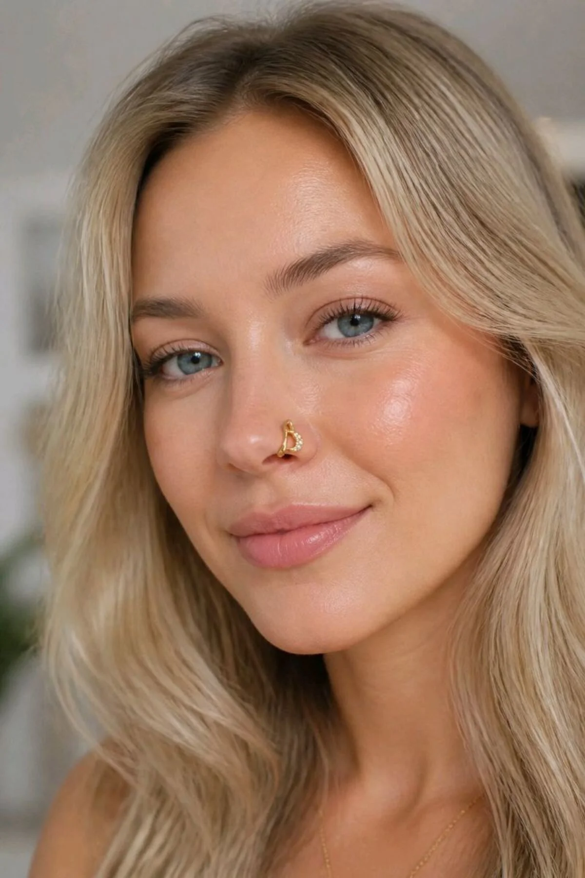 Sarı Renk Sıkıştırmalı Burun Kulak Piercıng Sarı Renk Sıkıştırmalı Burun Kulak Piercıng