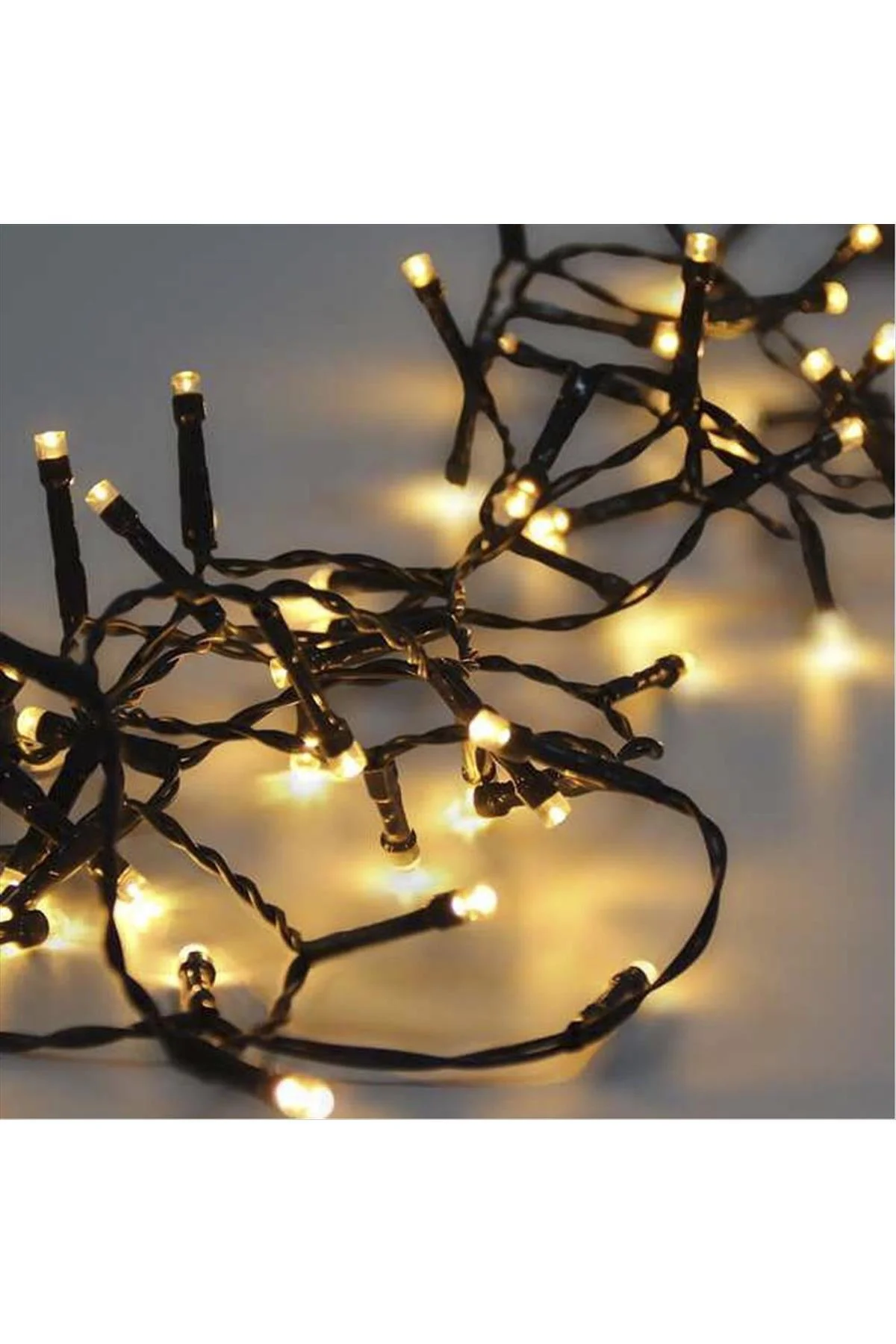 Sarı Renkli Pilli Led Işık 4 Metre, Çok Renkli, Eğlenceli ve Prat