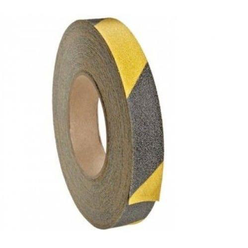 SARI SİYAH MERDİVEN VE ZEMİN KAYDIRMAZ KAYMAZ BANT 25mm X 25mt Td