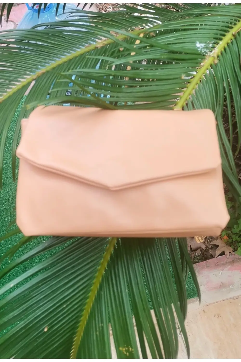 Sarı Zinzirli Omuz Çantası