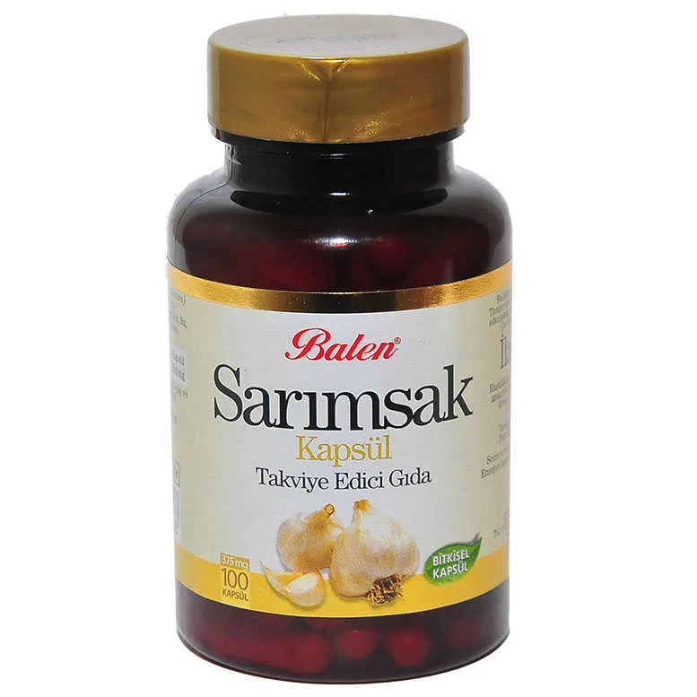 Sarımsak 100 Kapsül - Bağışıklık Desteği & Damar Sağlığı İçin Güçlü Bitkisel Takviye Fiyatı, Yorumları ve Özellikleri