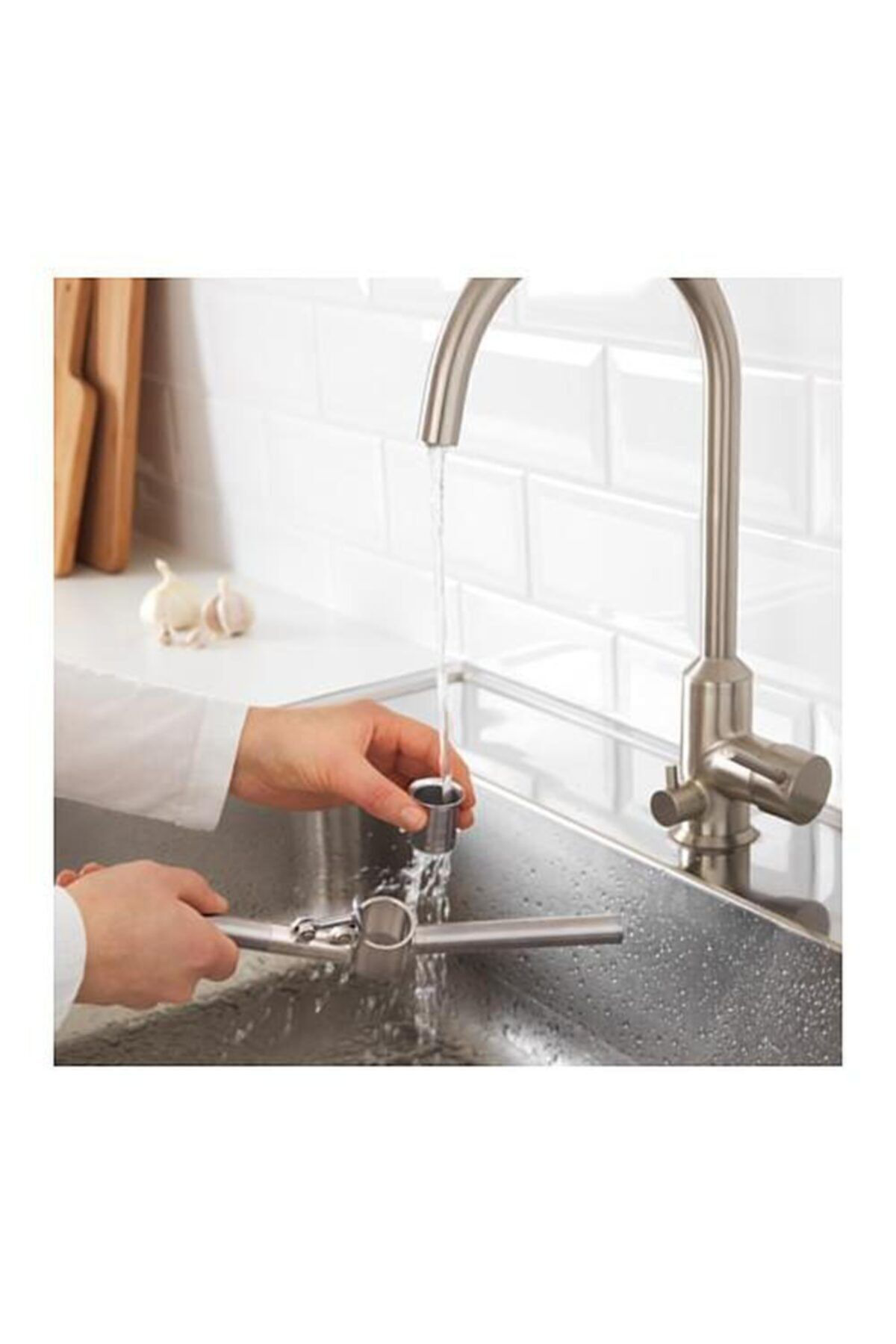 İkea Sarımsak Ezici  Koncis , Paslanmaz Çelik