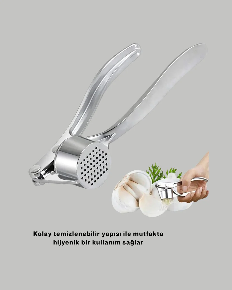 Sarımsak Ezici Kolay Kullanım ve Dayanıklı Gövde