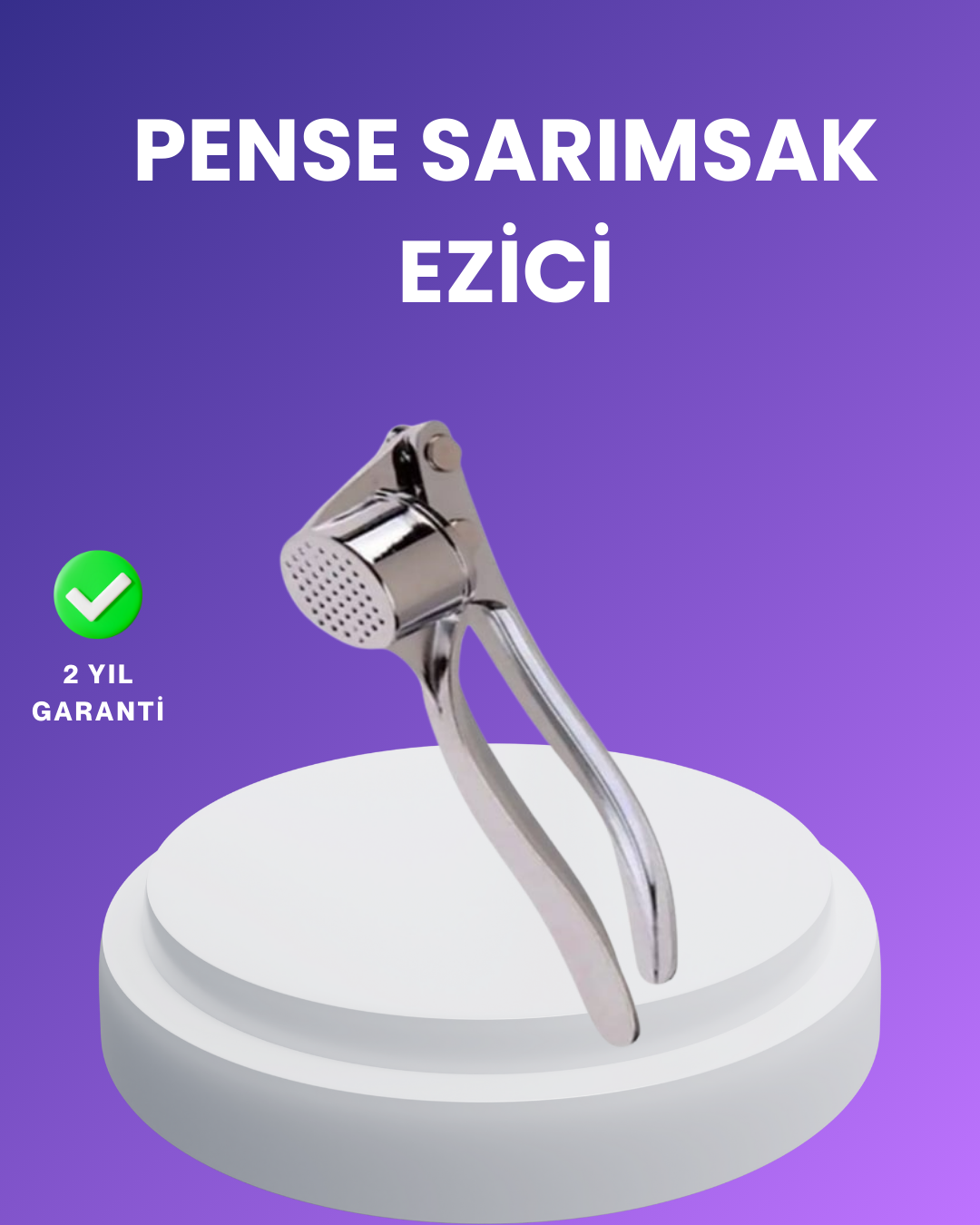 Sarımsak Presi Kolay Temizlik ve Yüksek Basınçlı Ezme