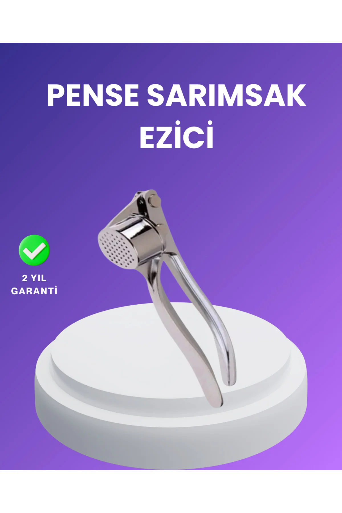 Sarımsak Presi Kolay Temizlik ve Yüksek Basınçlı Ezme