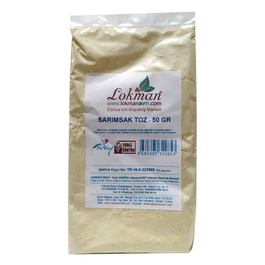 Sarımsak Toz 50 Gr – Katkısız Doğal Baharat | Lezzet ve Sağlık Sarımsak Toz 50 Gr – Katkısız Doğal Baharat | Lezzet ve Sağlık