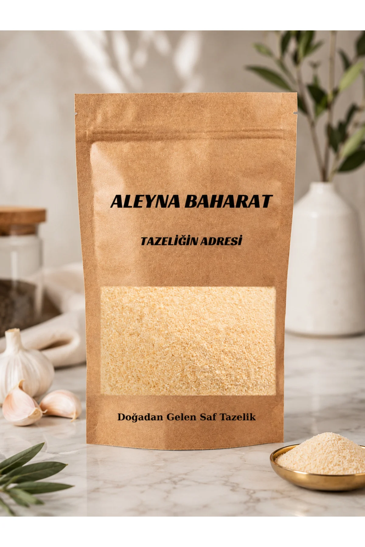 Sarımsak Tozu 125 g / Garlic Powder / Öğütülmüş / Koruyucu içermez